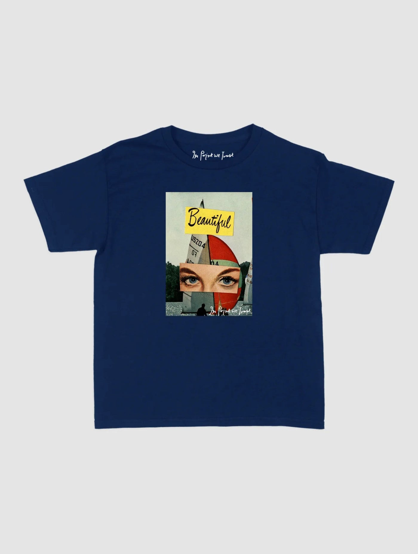 beautiful day baby tee - In Print We Trust