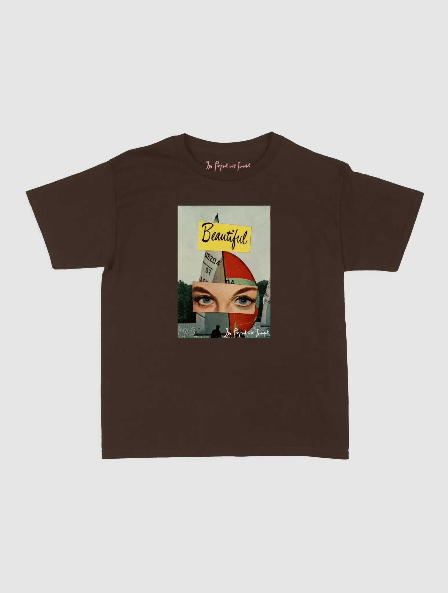 beautiful day baby tee - In Print We Trust