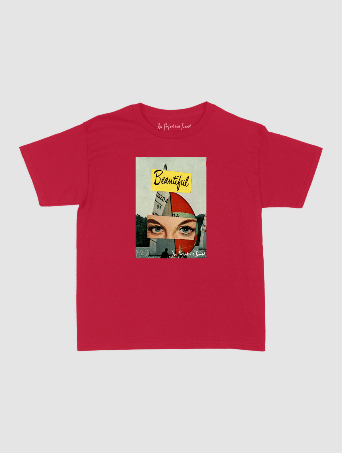 beautiful day baby tee - In Print We Trust