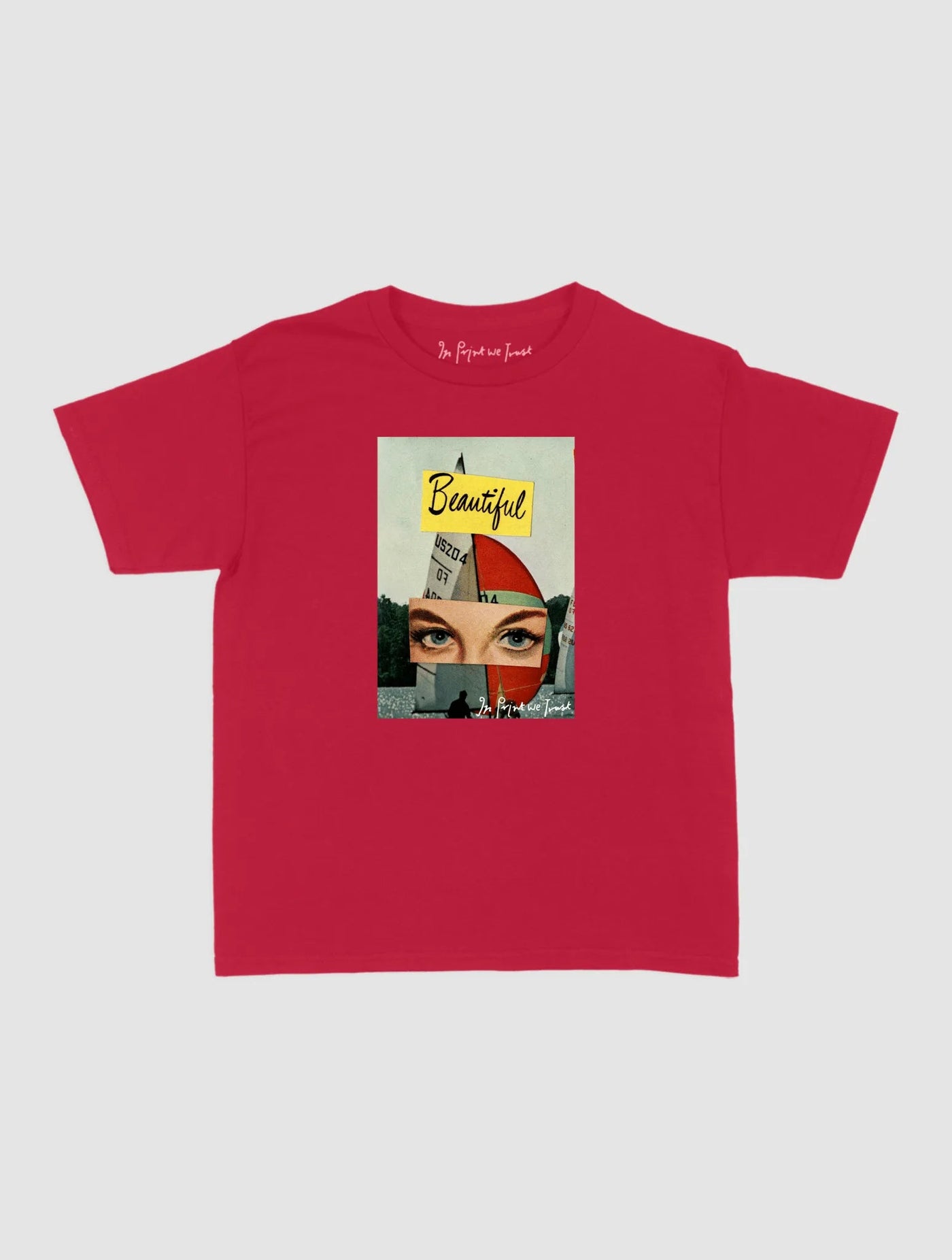 beautiful day baby tee - In Print We Trust