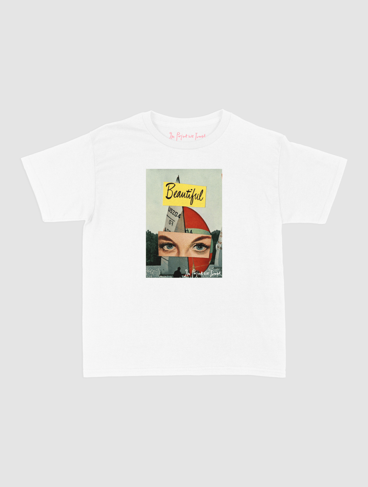 beautiful day baby tee - In Print We Trust