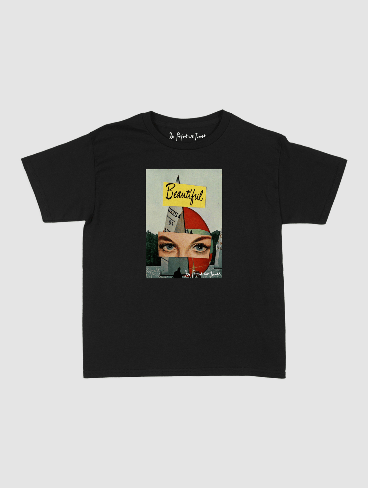 beautiful day baby tee - In Print We Trust