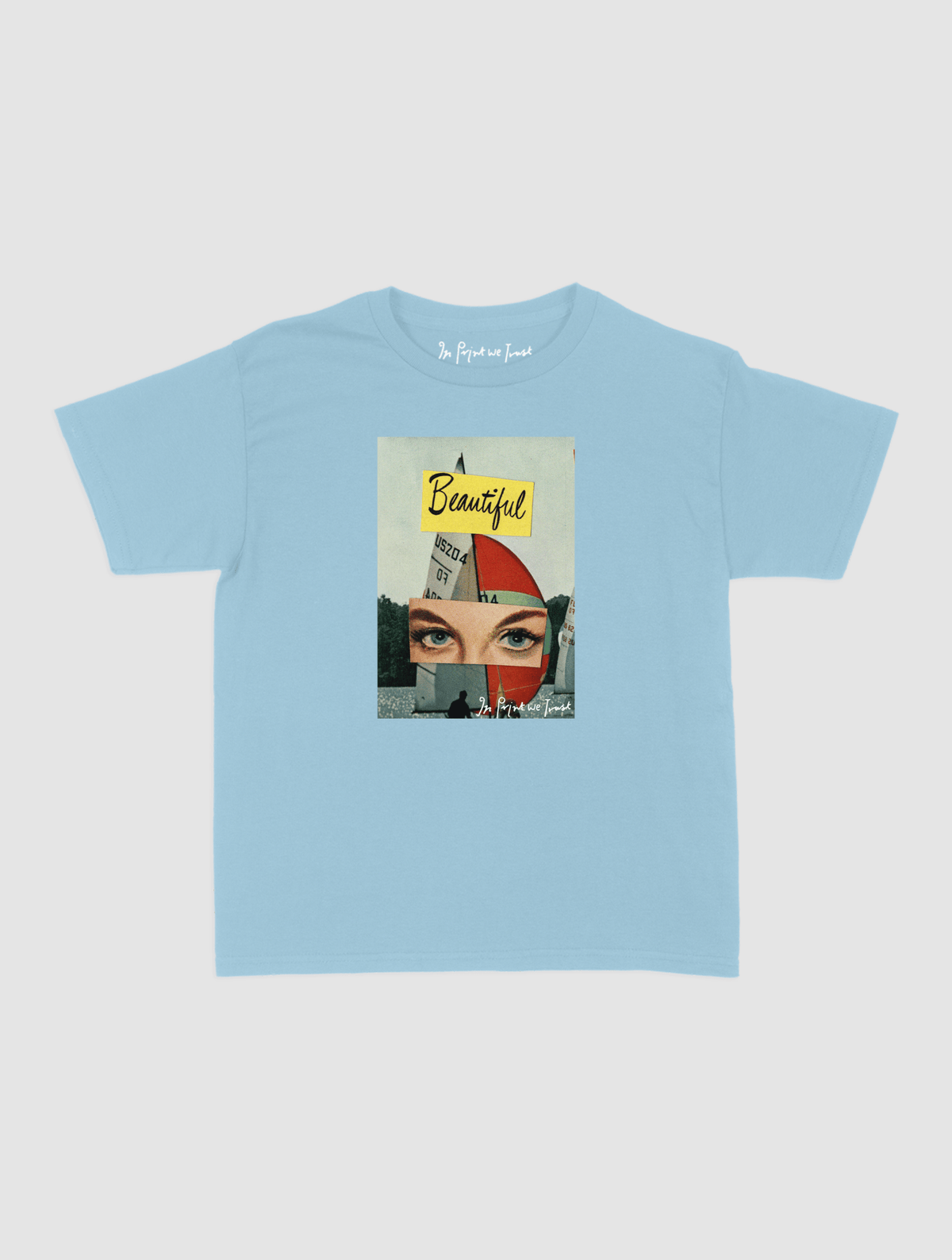 beautiful day baby tee - In Print We Trust