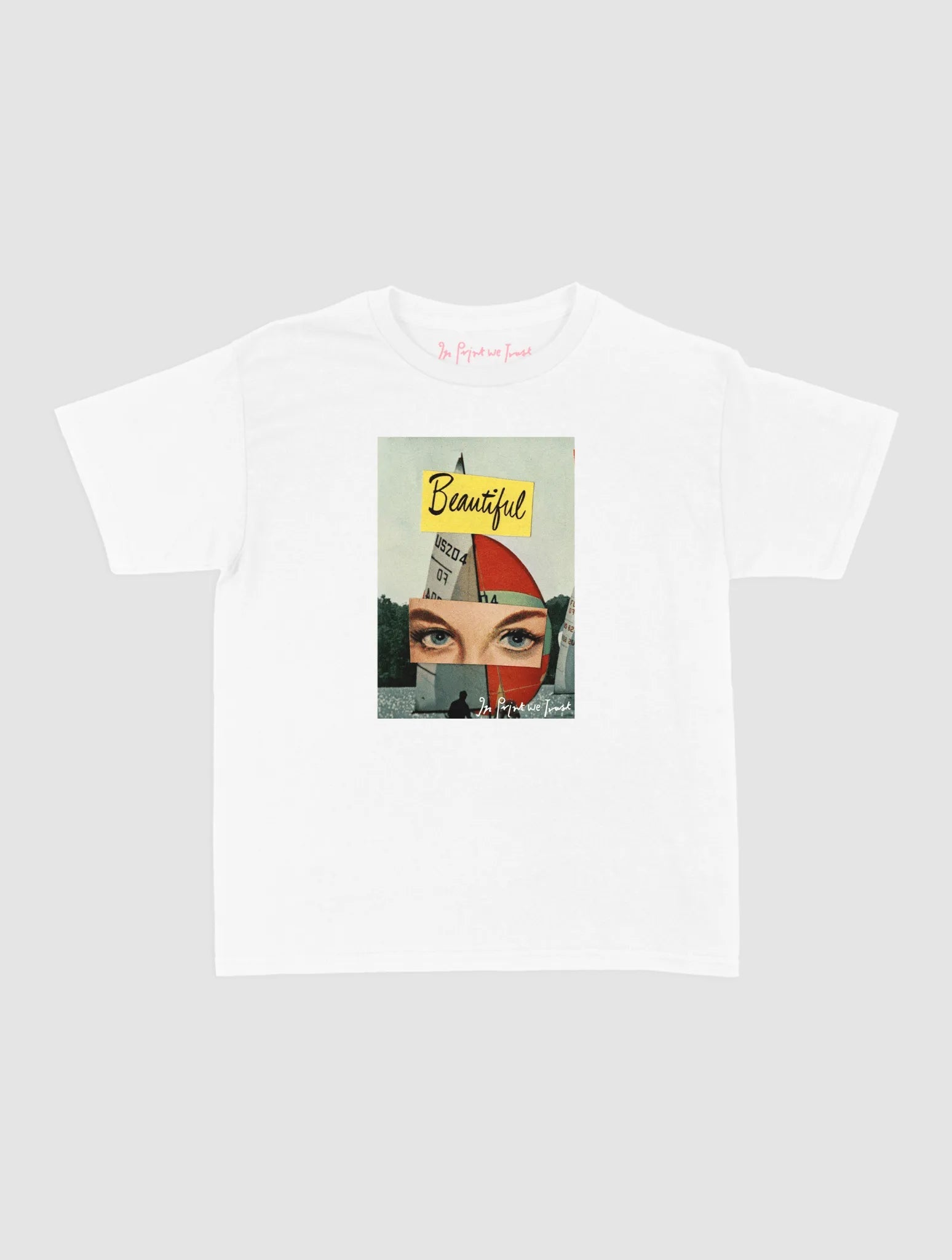 beautiful day baby tee - In Print We Trust