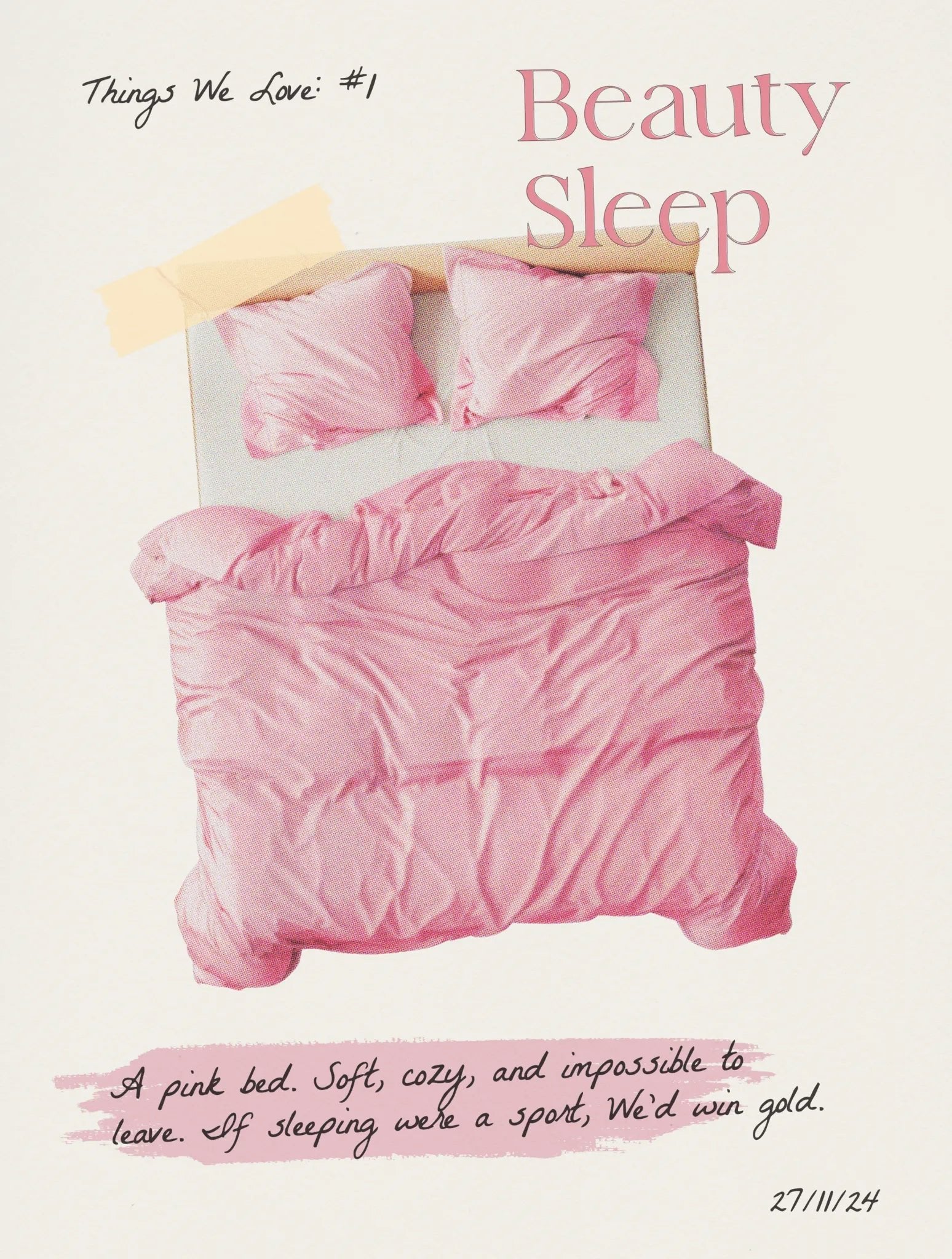 beauty sleep baby tee - In Print We Trust