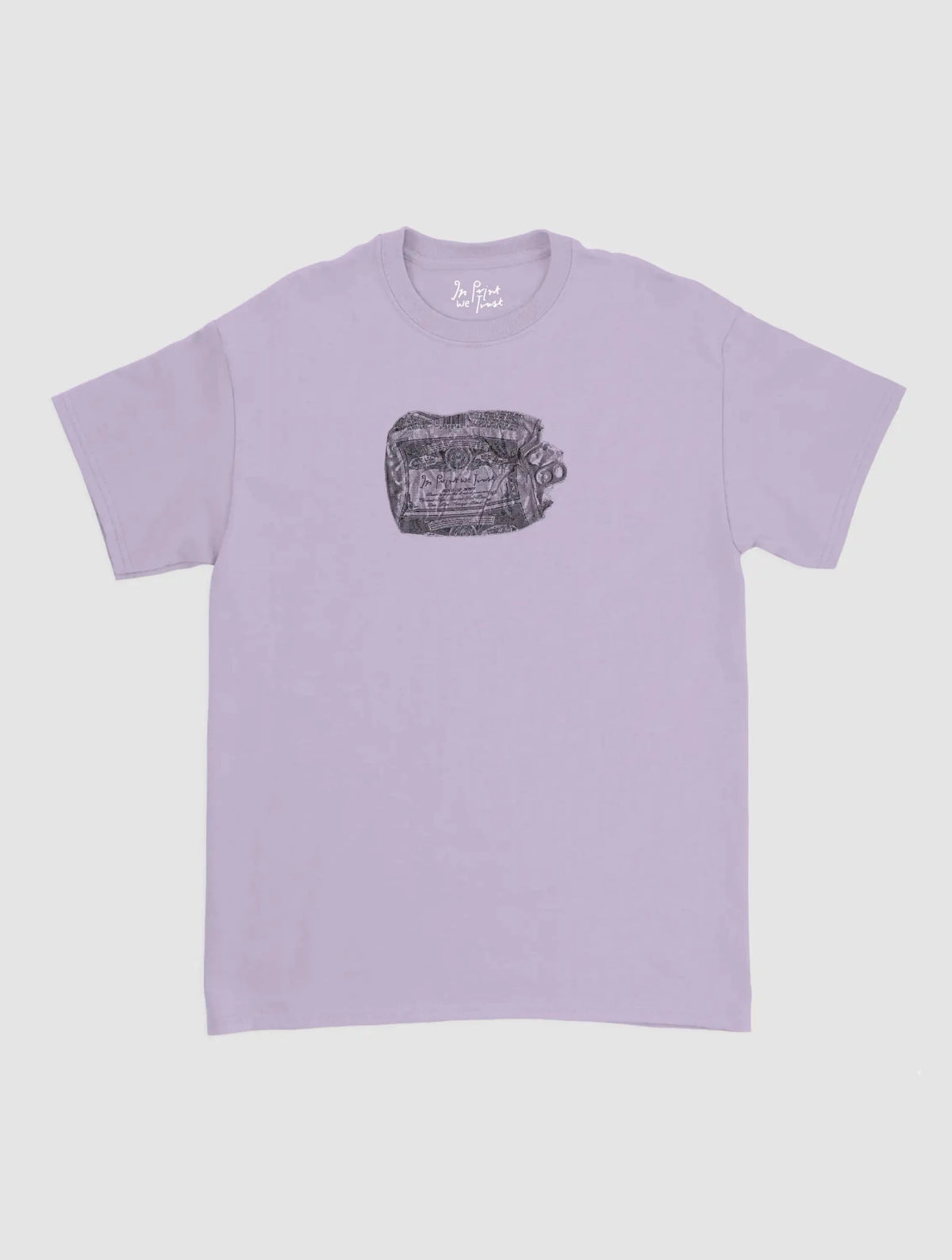 beer can classic tee - In Print We Trust