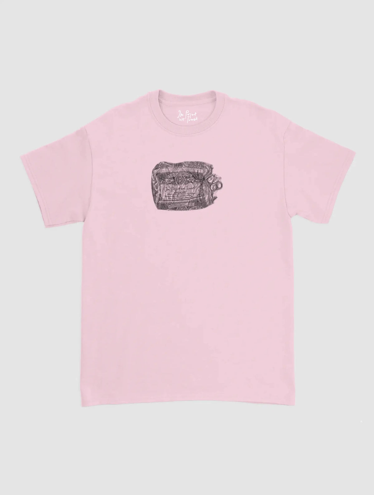 beer can classic tee - In Print We Trust