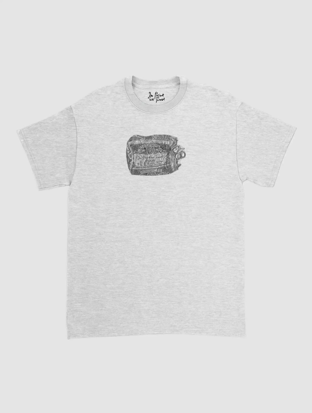 beer can classic tee - In Print We Trust