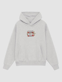 beer can grey hoodie - In Print We Trust