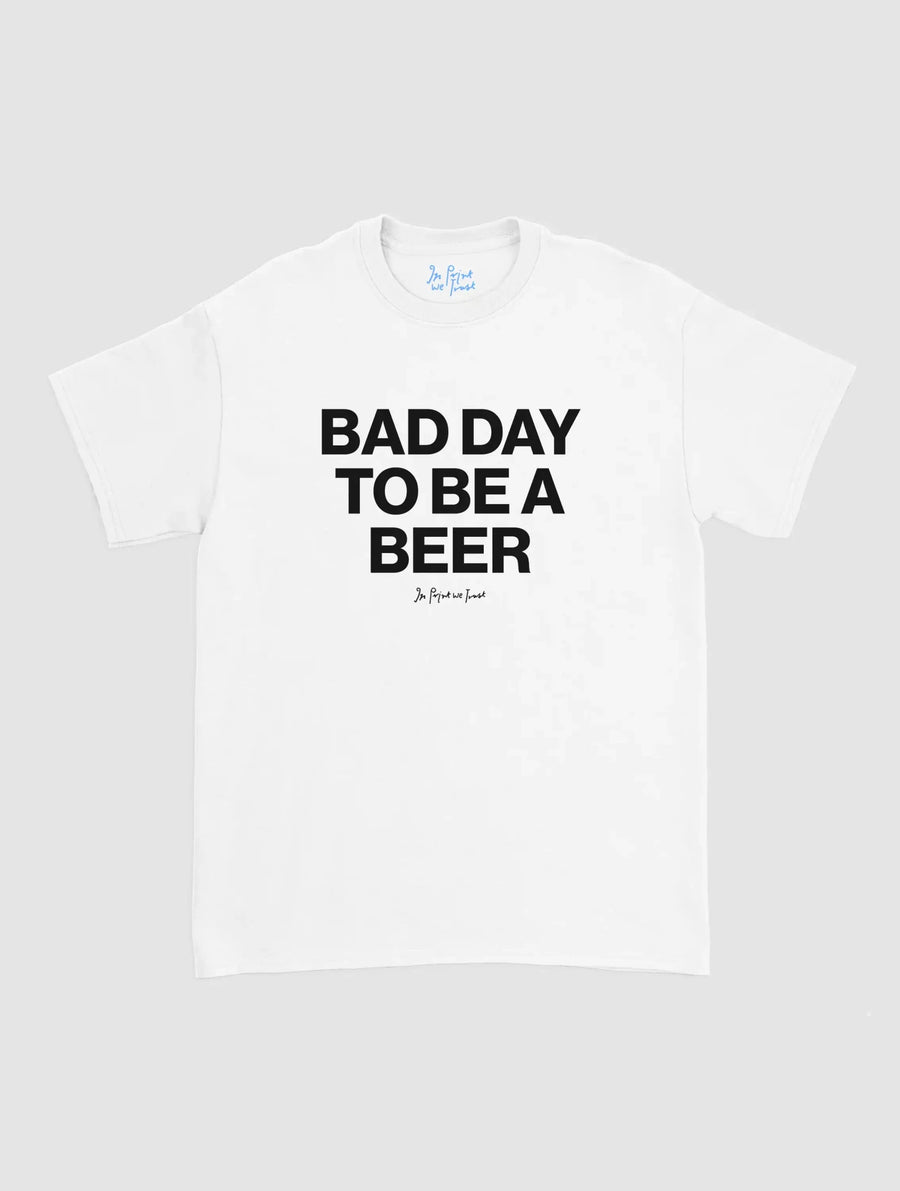 beer classic tee - In Print We Trust