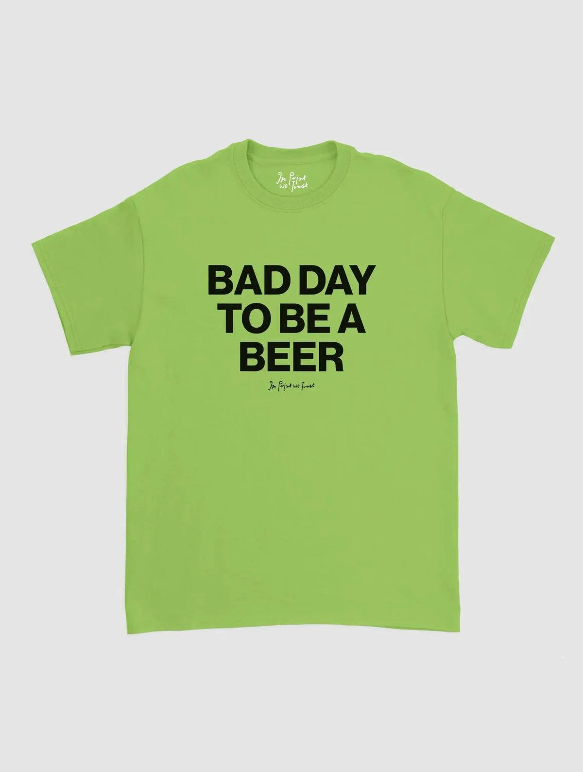 beer classic tee - In Print We Trust