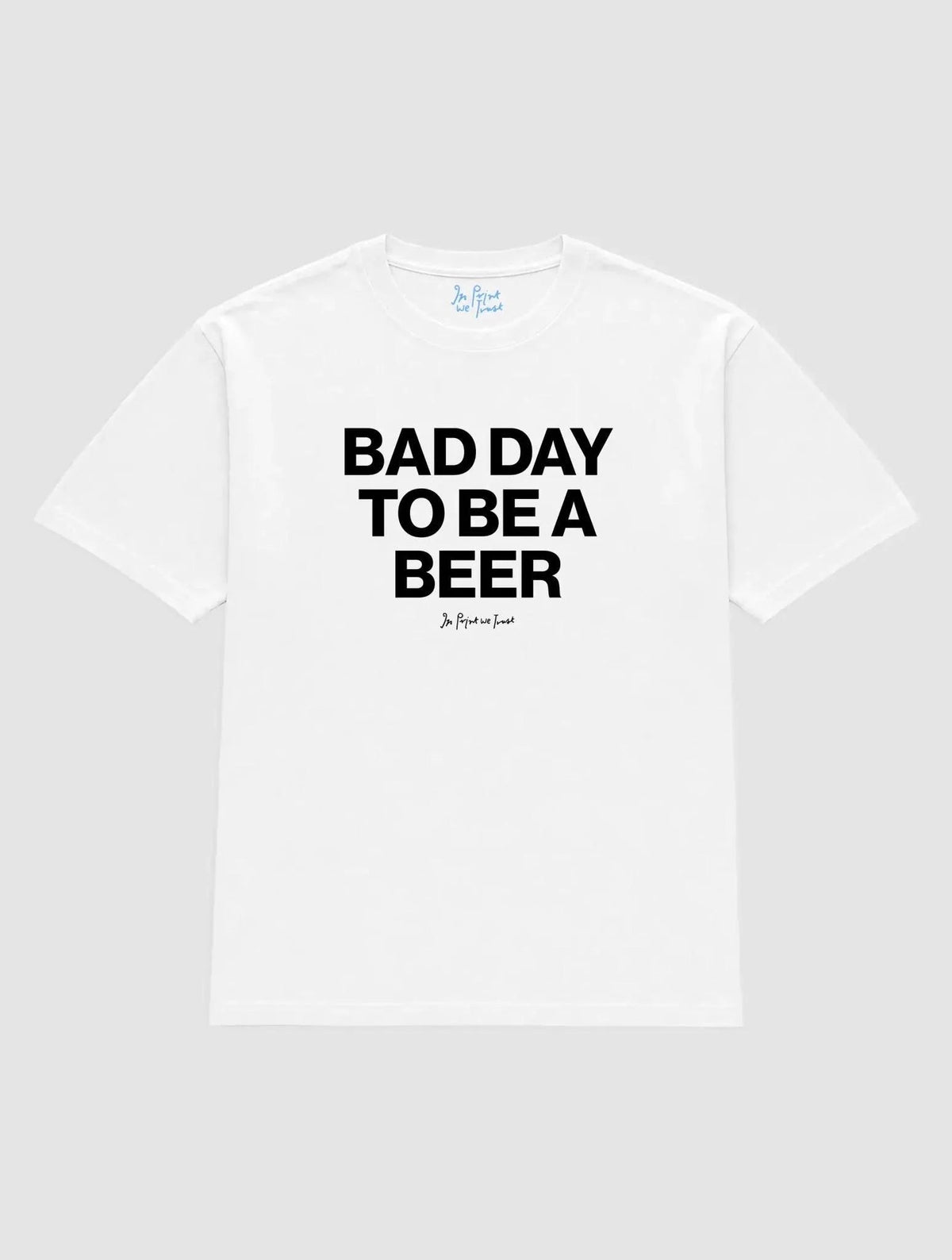 beer heavyweight tee - In Print We Trust