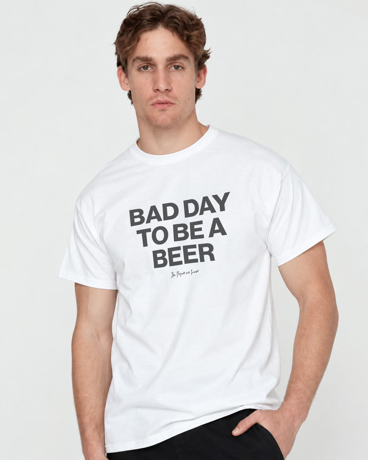 beer classic tee - In Print We Trust