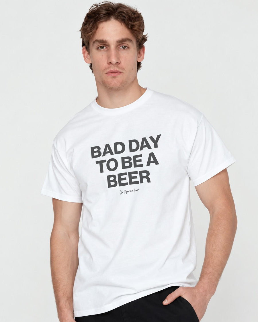 beer classic tee - In Print We Trust