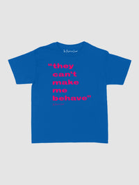 behave baby tee - In Print We Trust