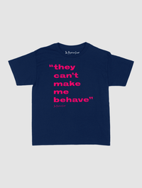 behave baby tee - In Print We Trust