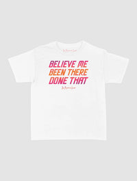 believe me baby tee - In Print We Trust