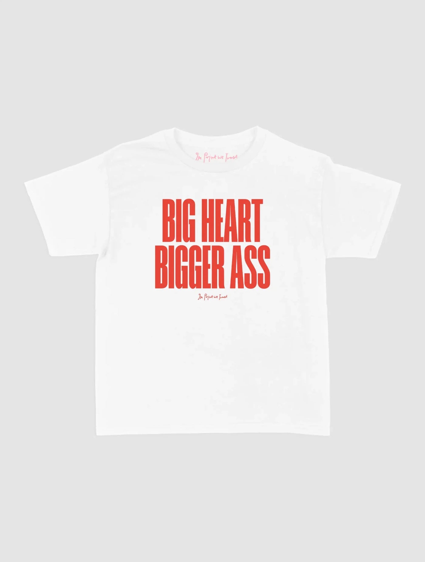 big heart baby tee - In Print We Trust
