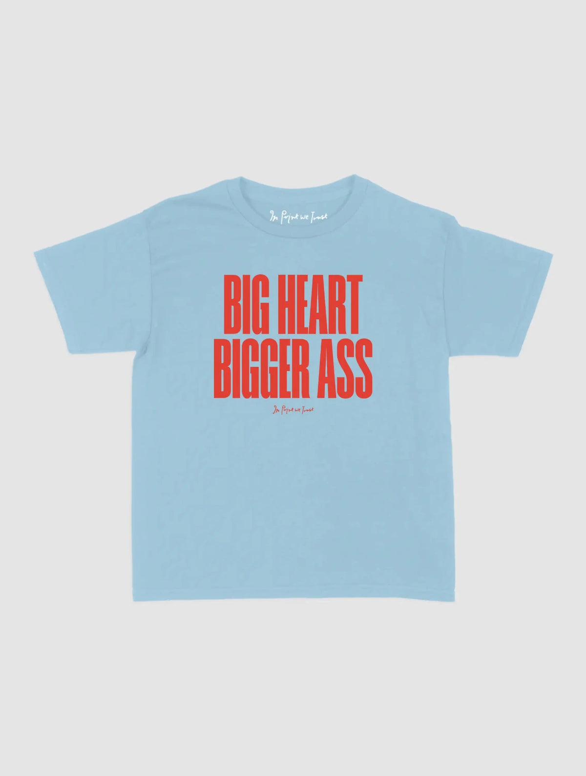 big heart baby tee - In Print We Trust