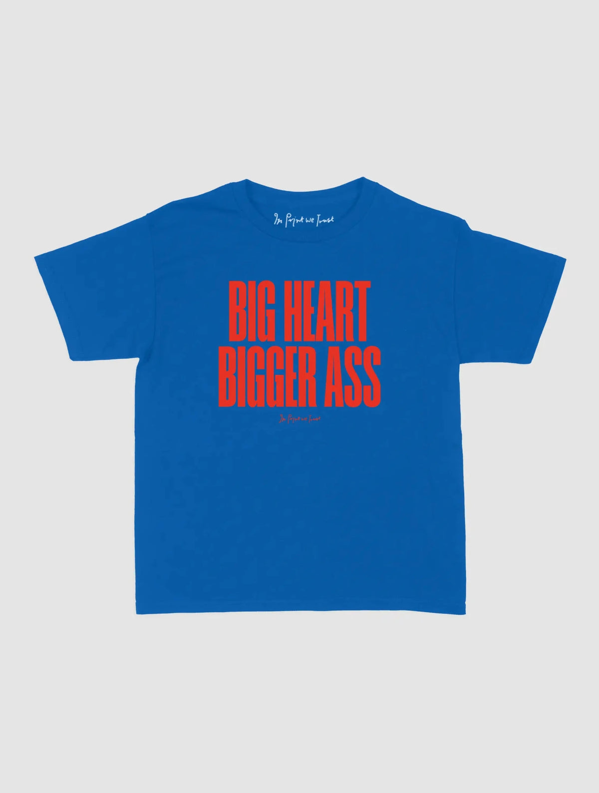 big heart baby tee - In Print We Trust