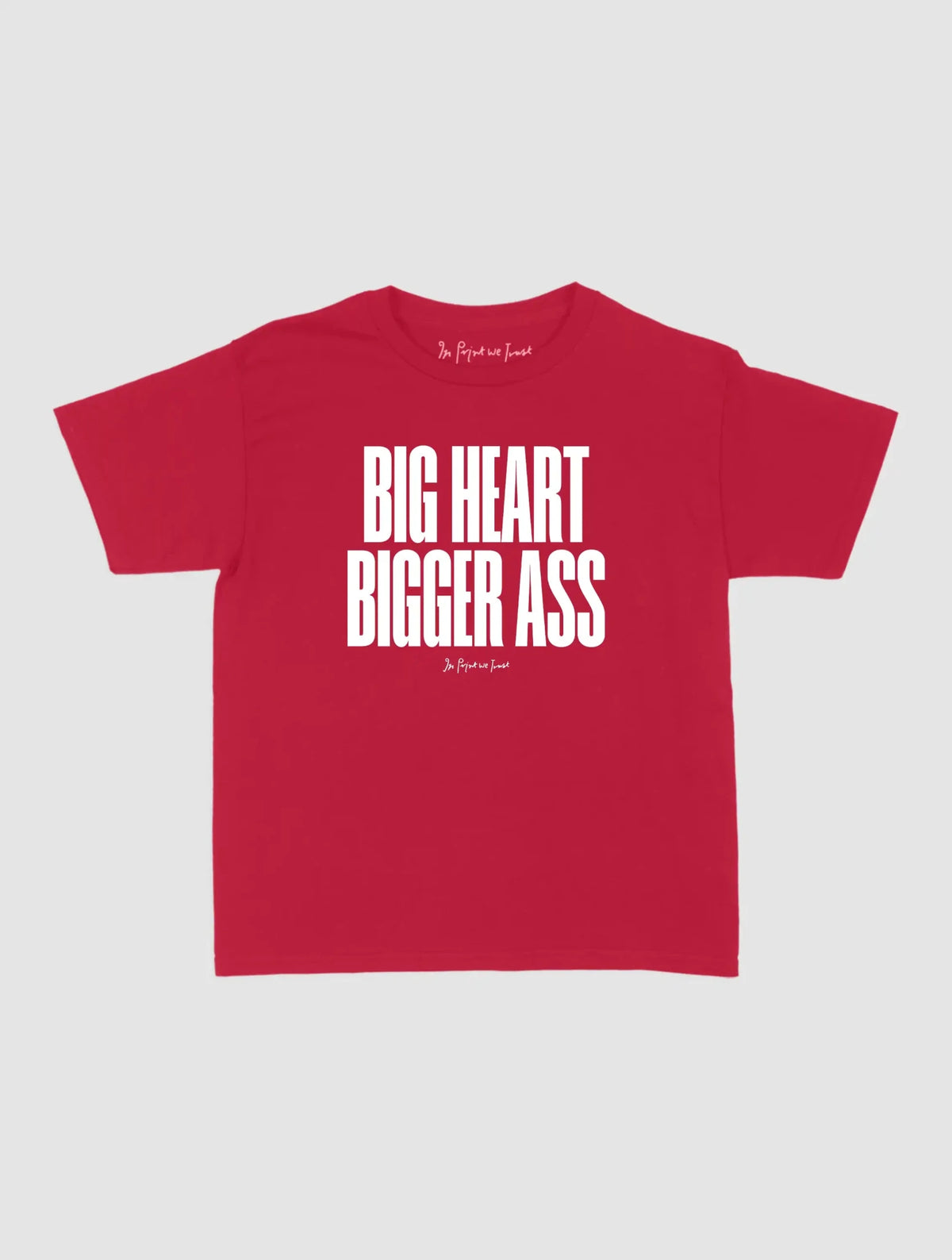 big heart baby tee - In Print We Trust