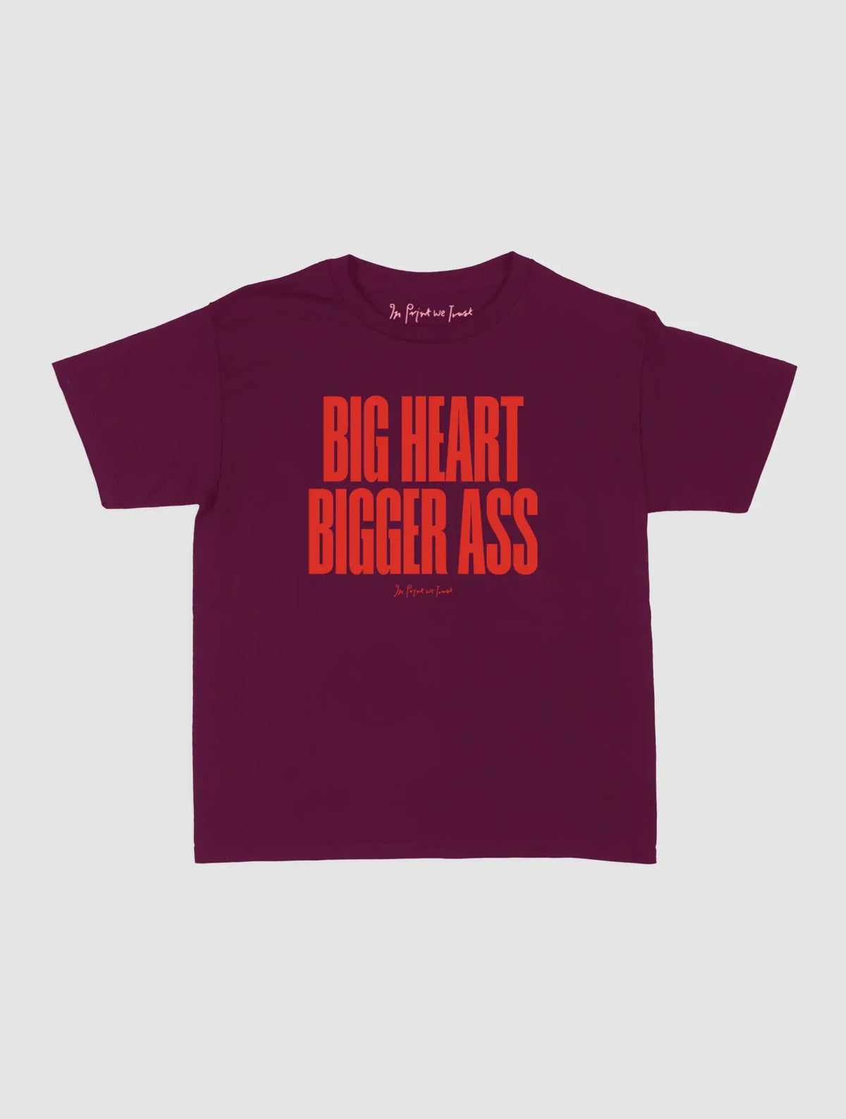 big heart baby tee - In Print We Trust