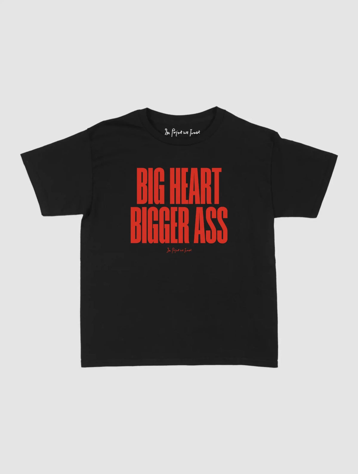 big heart baby tee - In Print We Trust