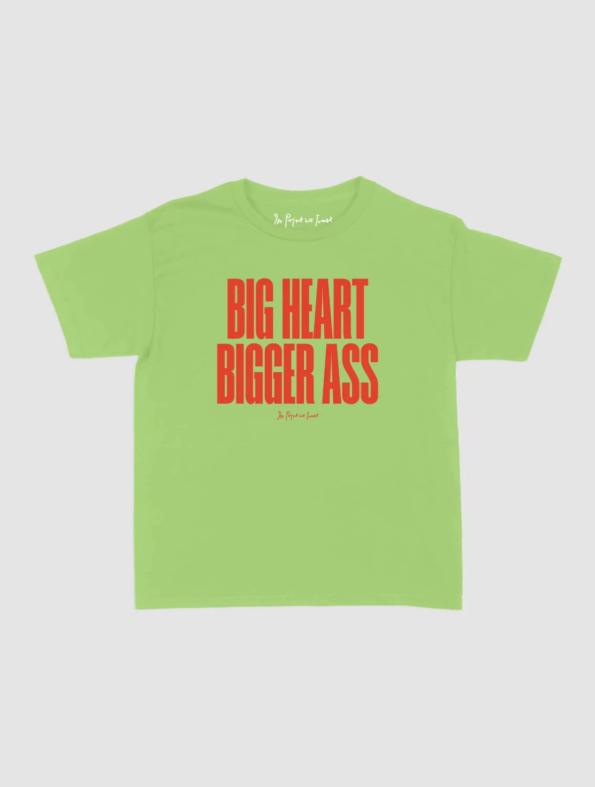 big heart baby tee - In Print We Trust