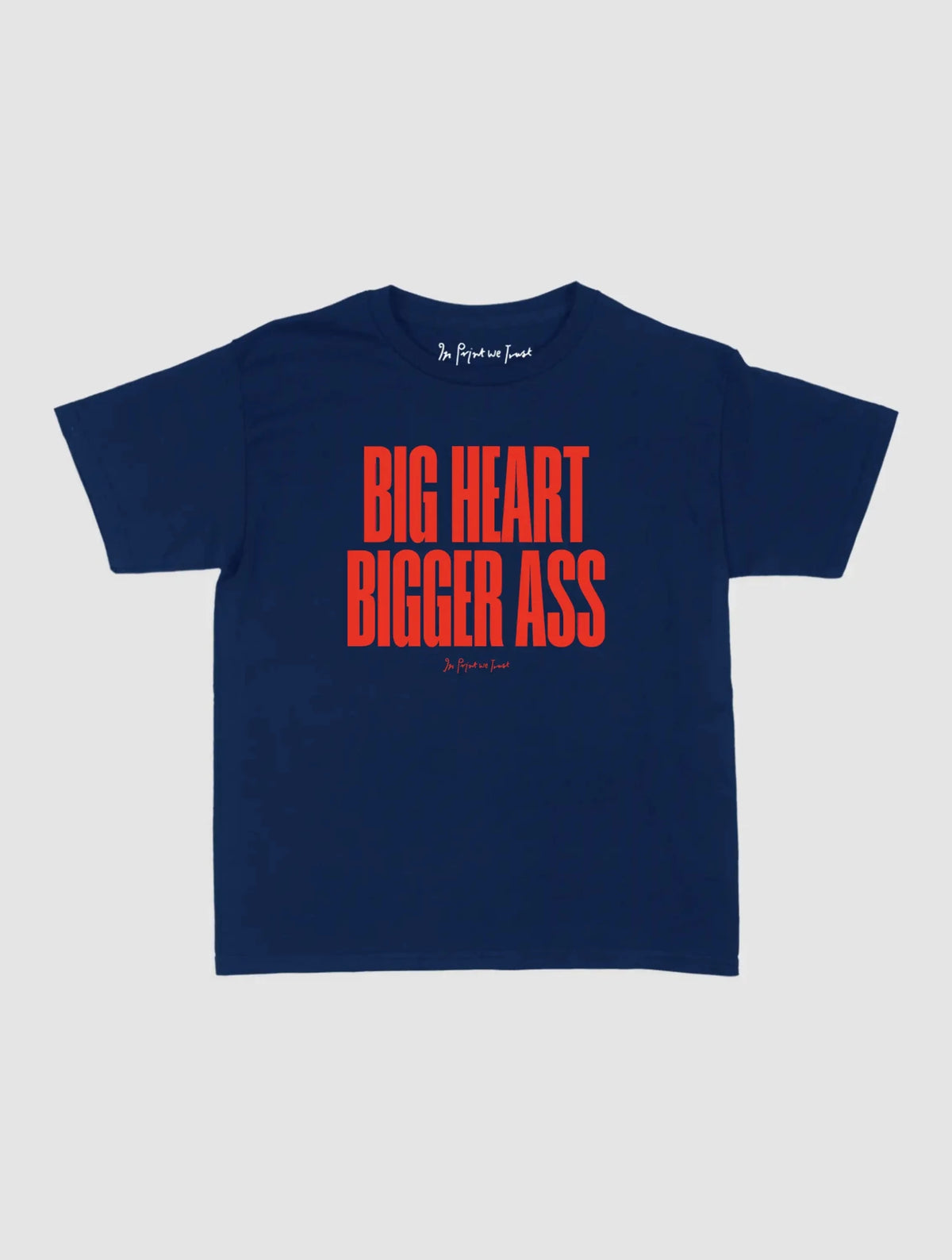 big heart baby tee - In Print We Trust