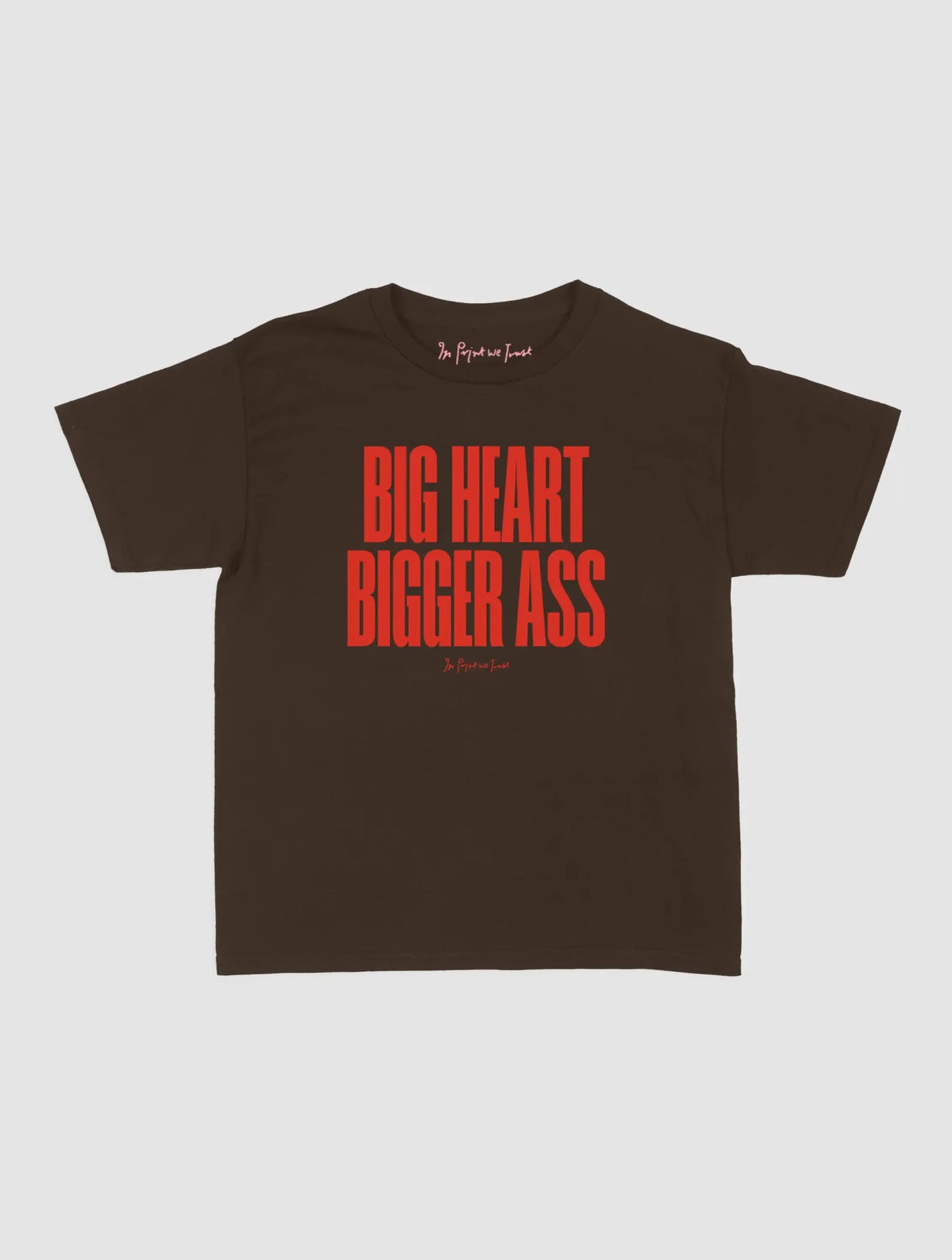 big heart baby tee - In Print We Trust
