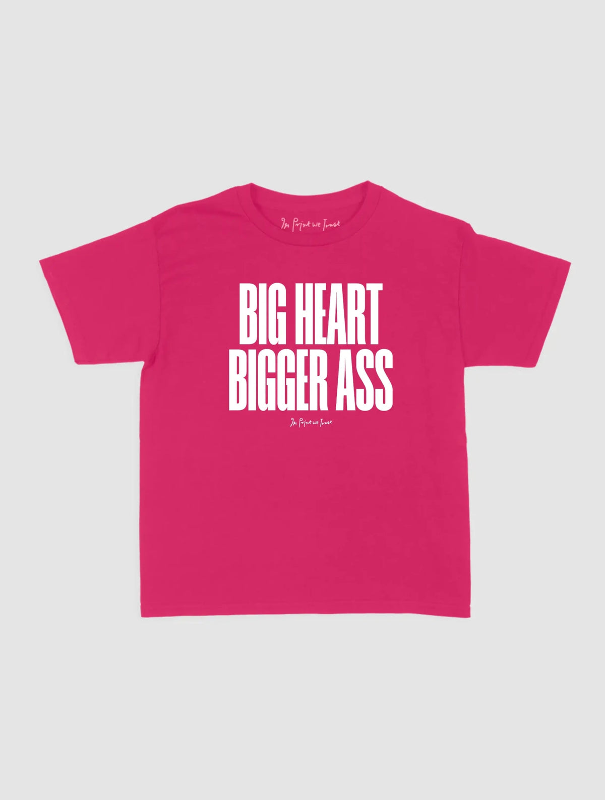 big heart baby tee - In Print We Trust