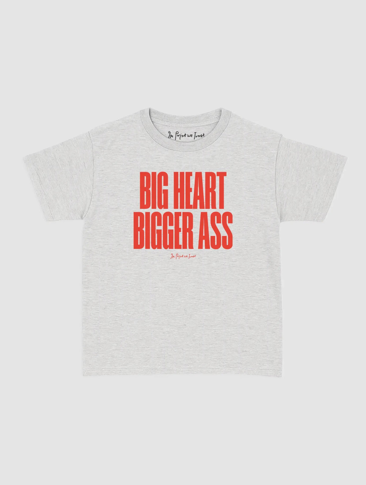 big heart baby tee - In Print We Trust