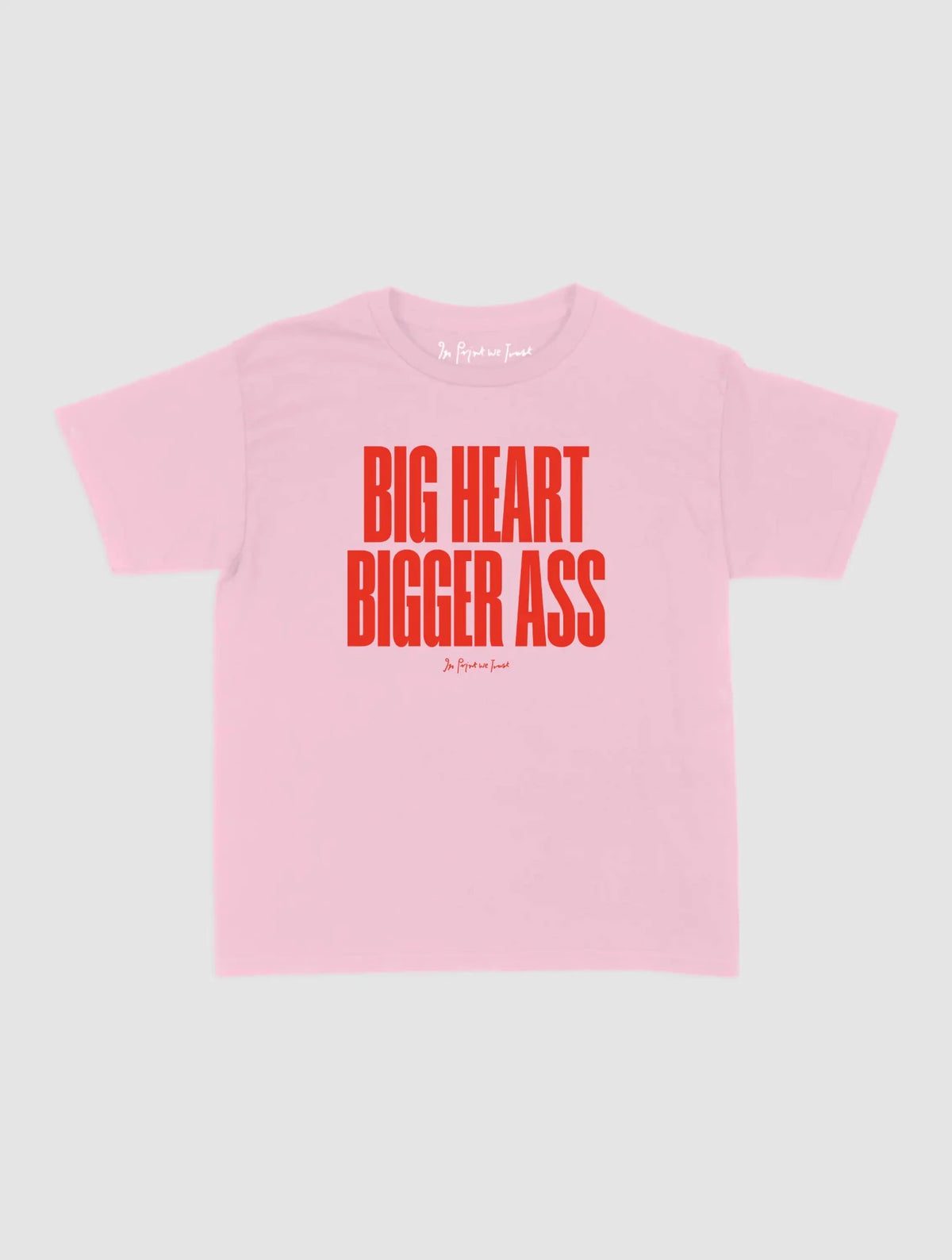 big heart baby tee - In Print We Trust