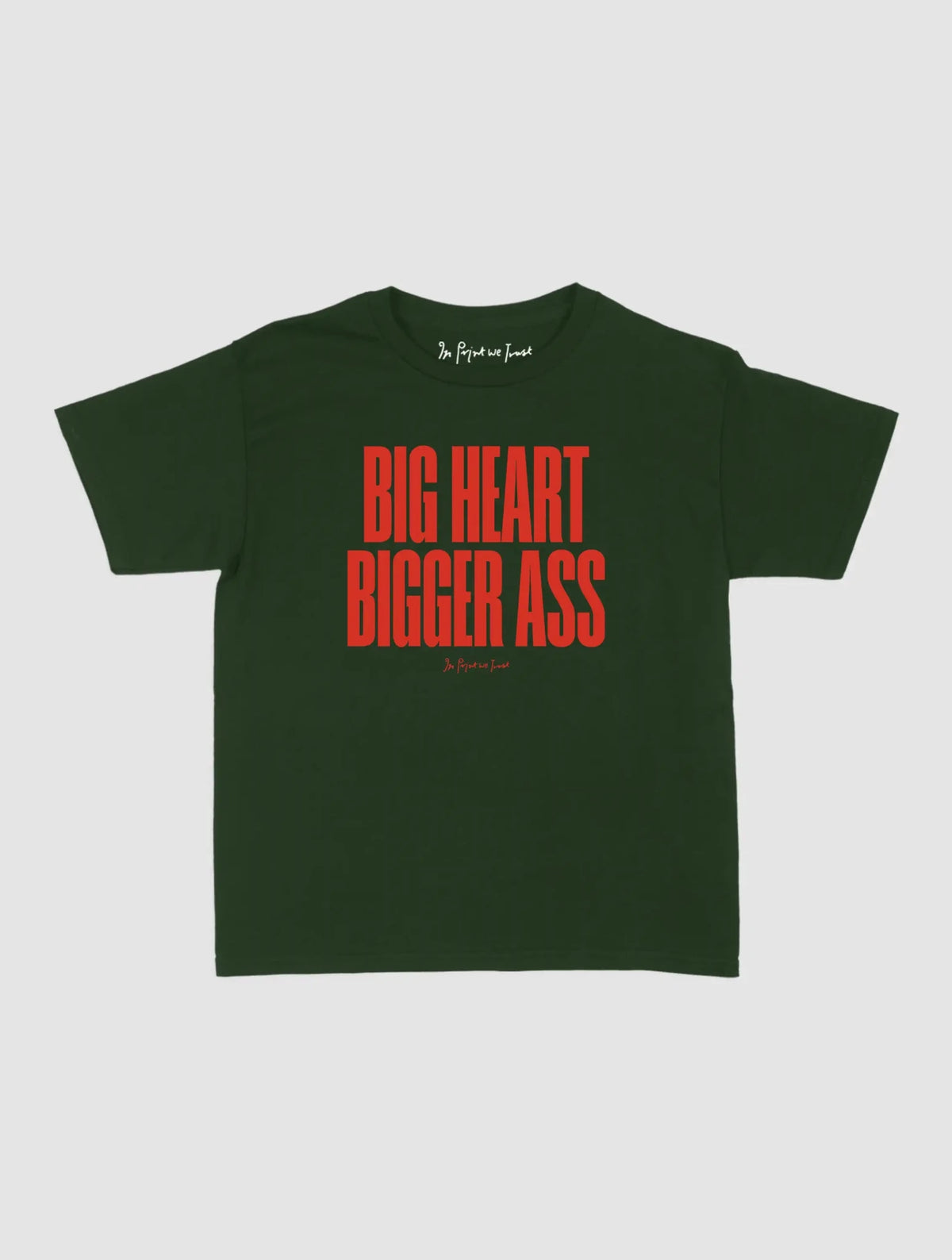 big heart baby tee - In Print We Trust