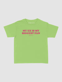 biggest fan baby tee - In Print We Trust