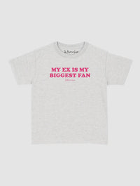 biggest fan baby tee - In Print We Trust