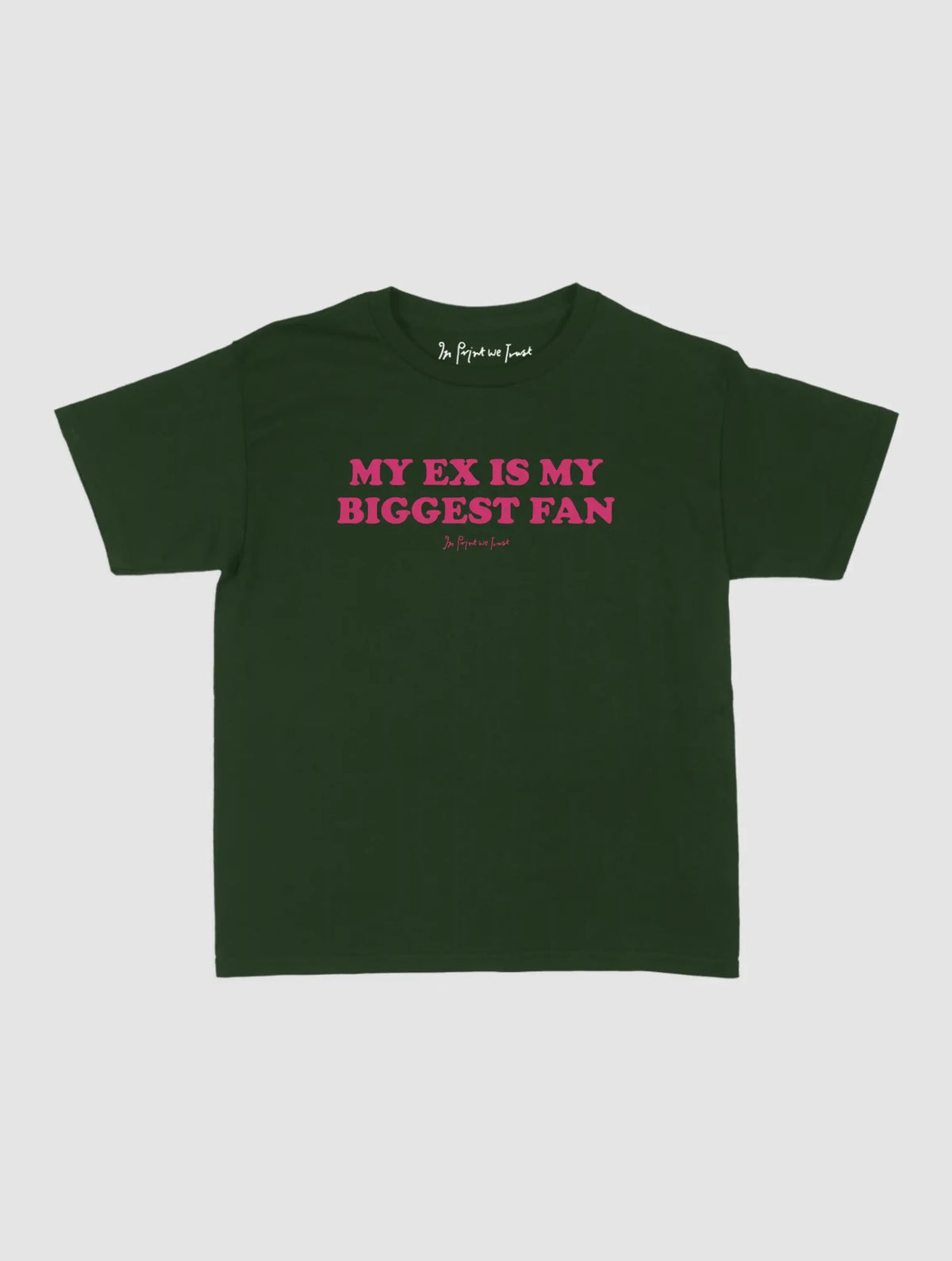 biggest fan baby tee - In Print We Trust