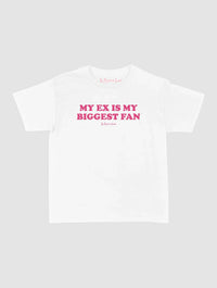 biggest fan baby tee - In Print We Trust
