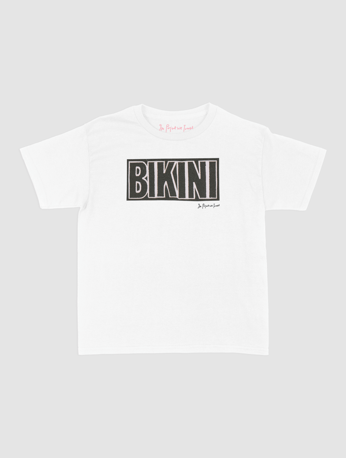 bikini baby tee - In Print We Trust