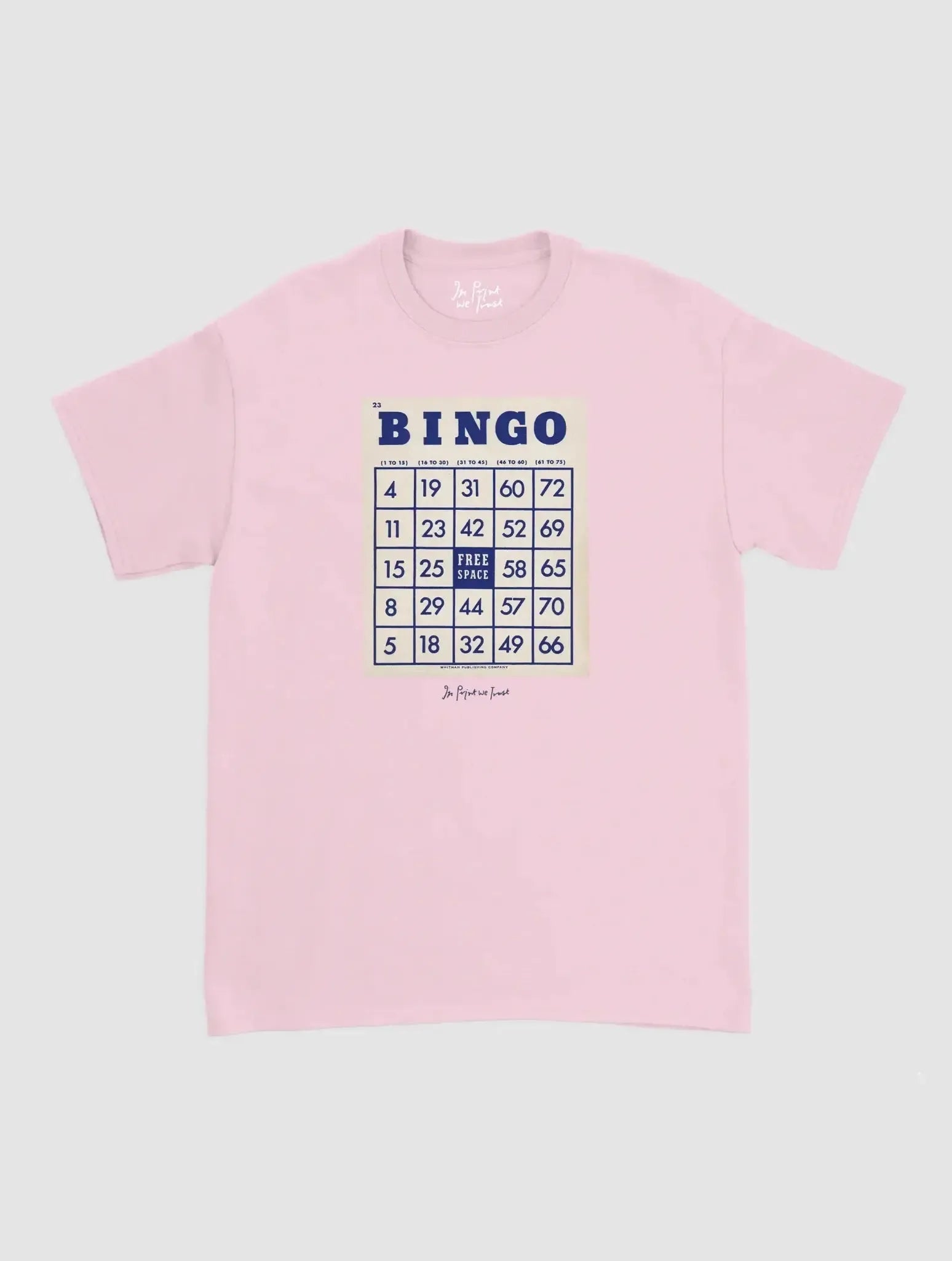 bingo classic tee - In Print We Trust