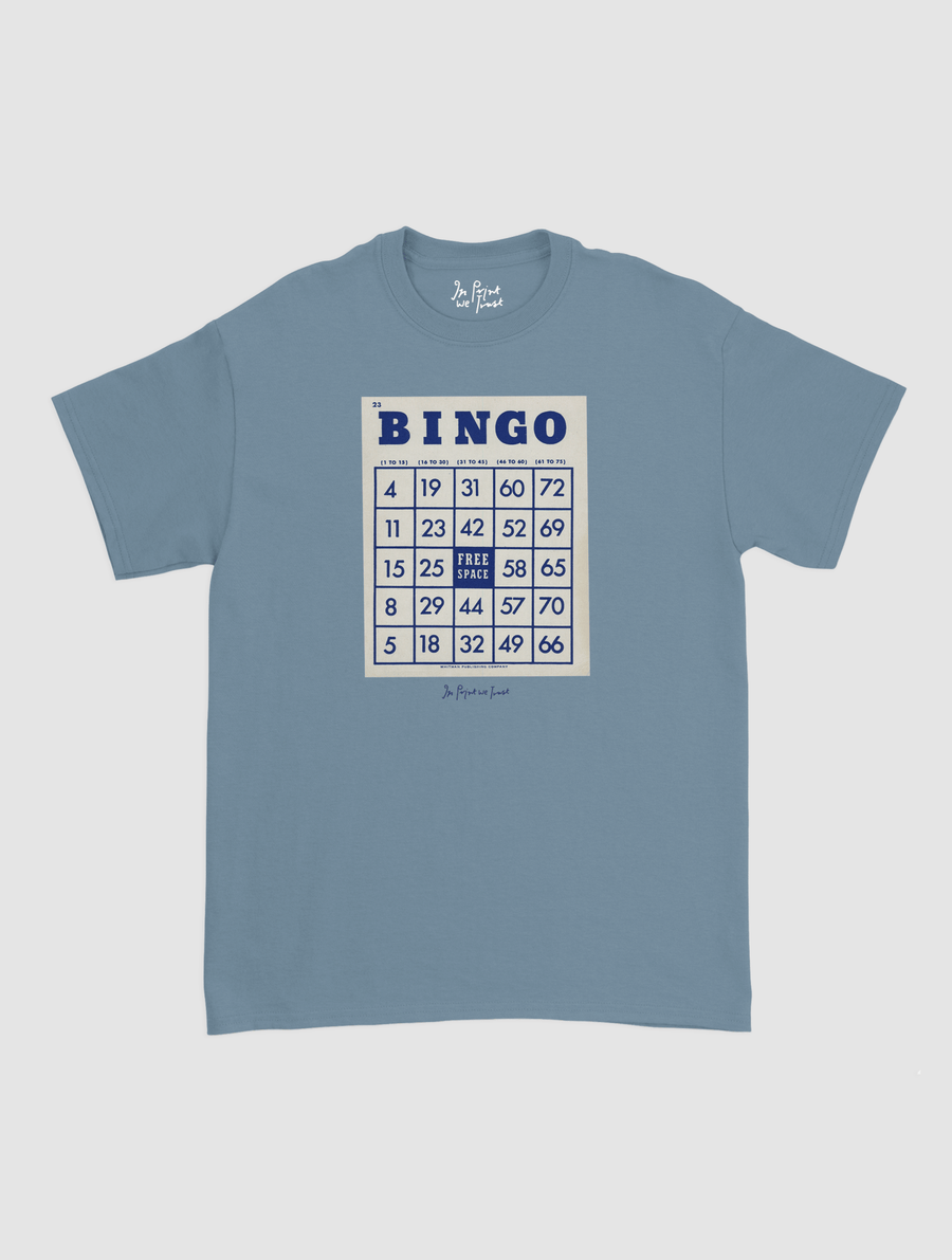 bingo classic tee - In Print We Trust