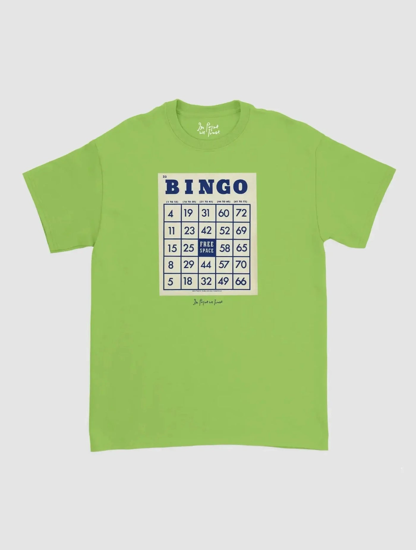 bingo classic tee - In Print We Trust