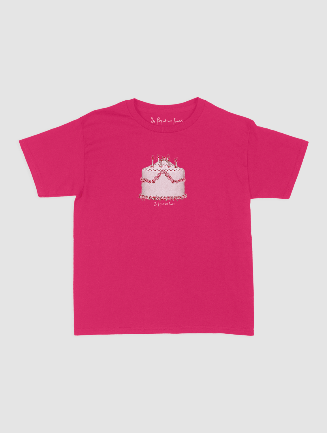 birthday baby tee - In Print We Trust