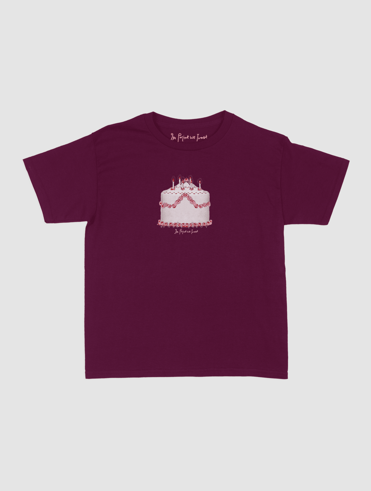 birthday baby tee - In Print We Trust