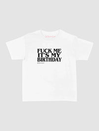 birthday baby tee - In Print We Trust