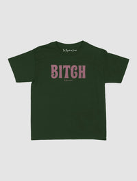 BITCH baby tee - In Print We Trust