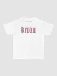 BITCH baby tee - In Print We Trust