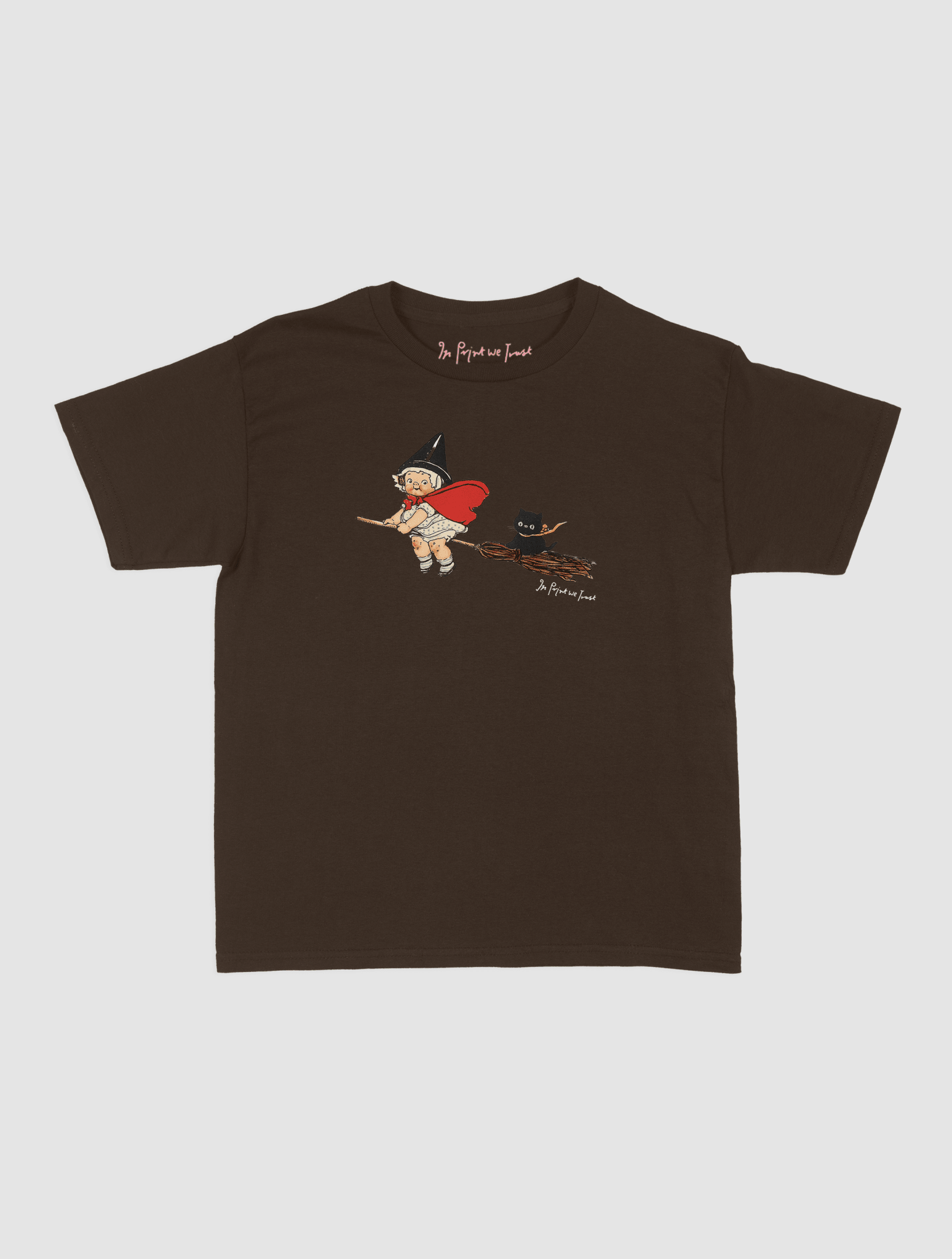 black cat baby tee - In Print We Trust