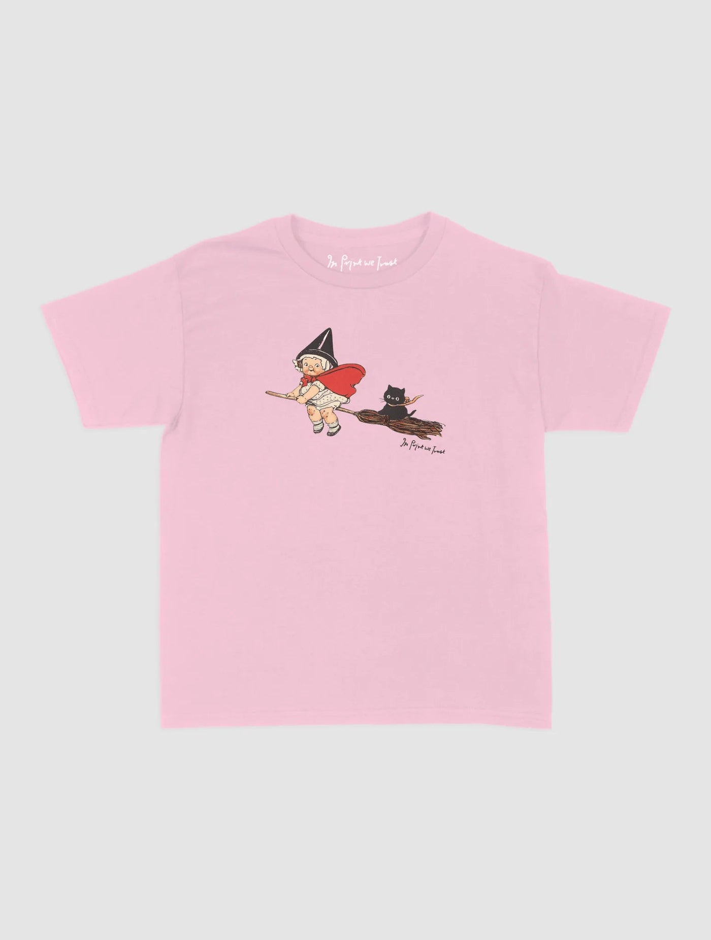 black cat baby tee - In Print We Trust