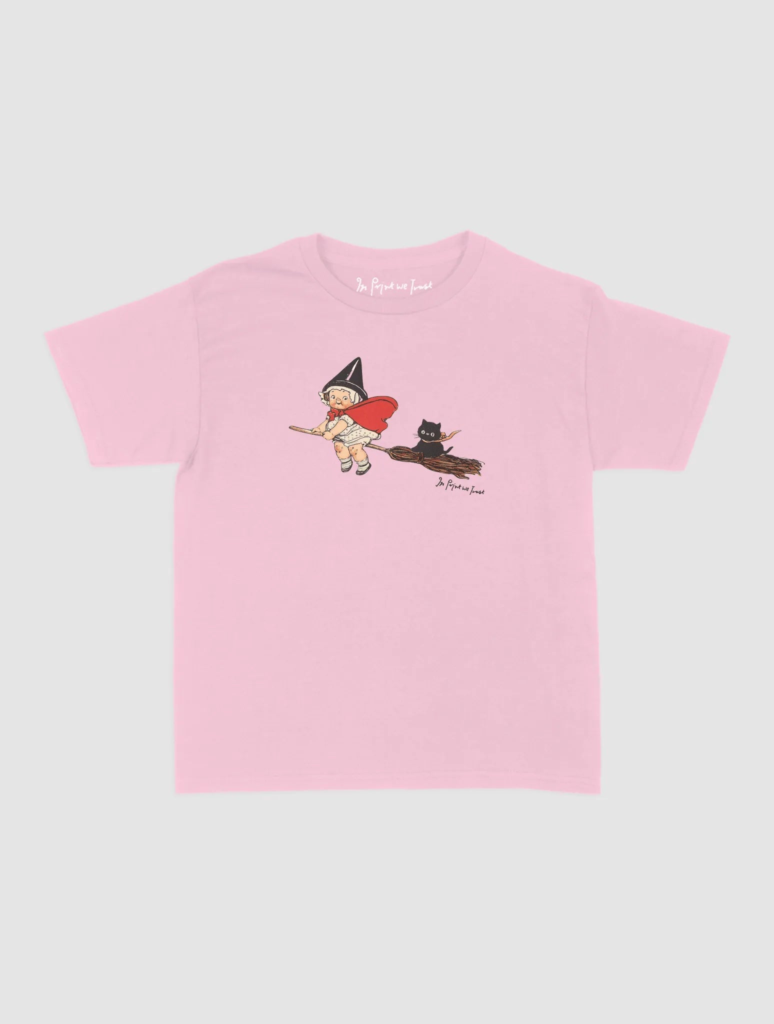 black cat baby tee - In Print We Trust